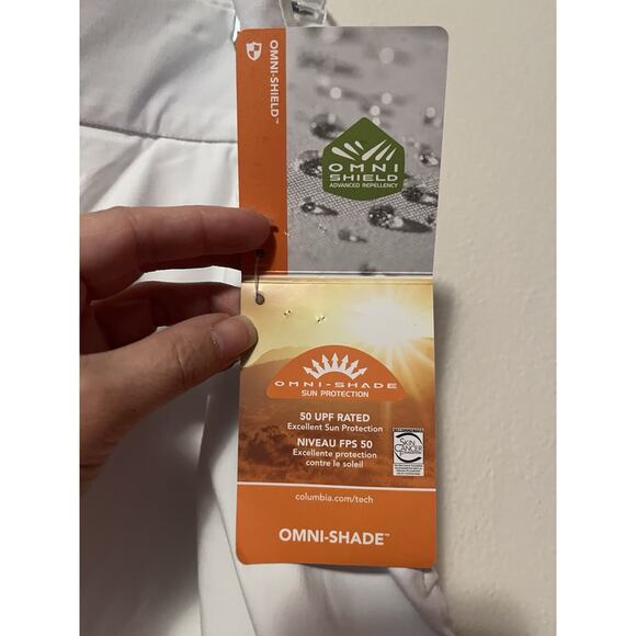 New Columbia Skort Skirt White UPF 50 Omni-Shade Women’s Size XXL Onmi-Shield - Picture 5 of 13